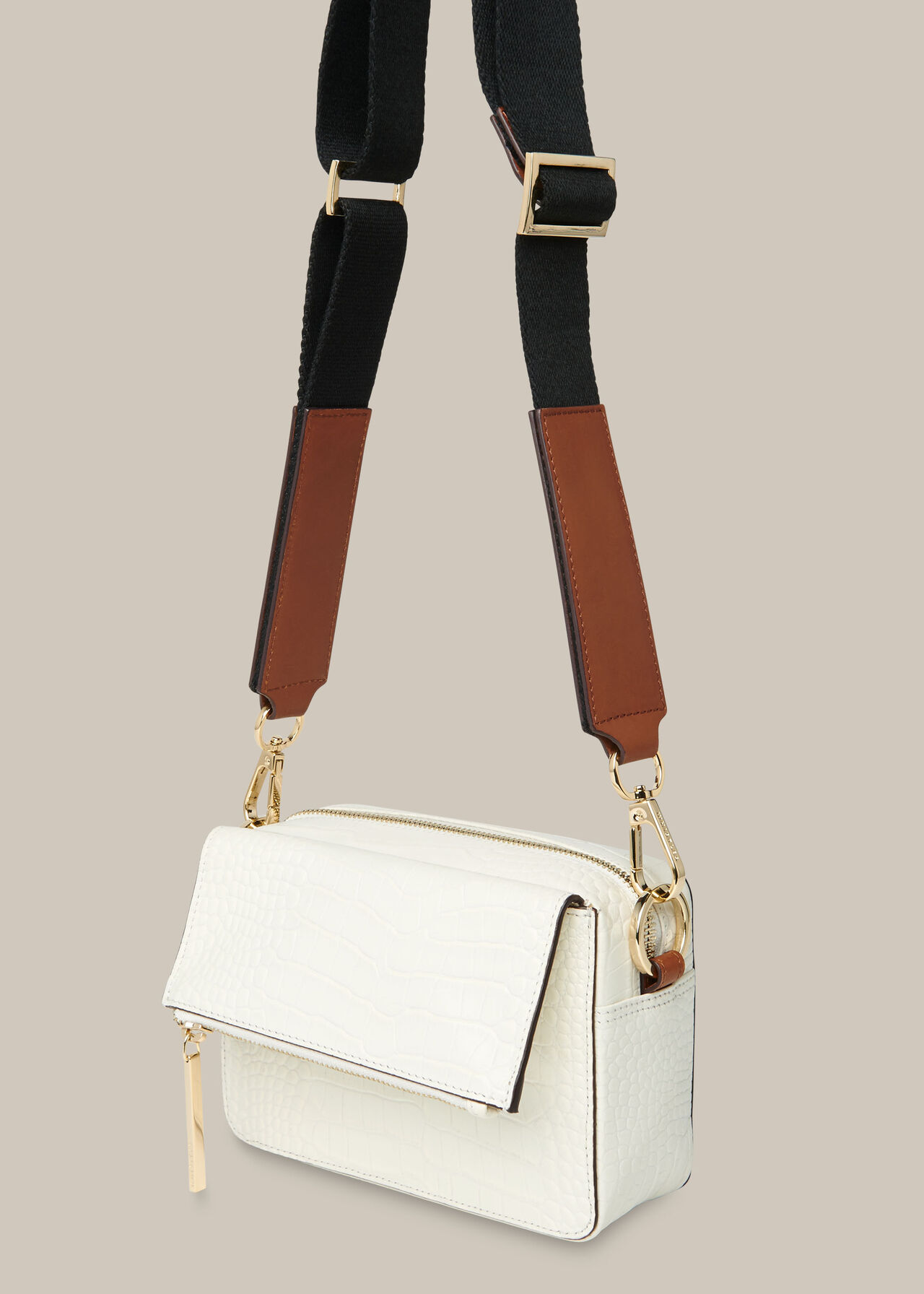 Millie Croc Crossbody Bag