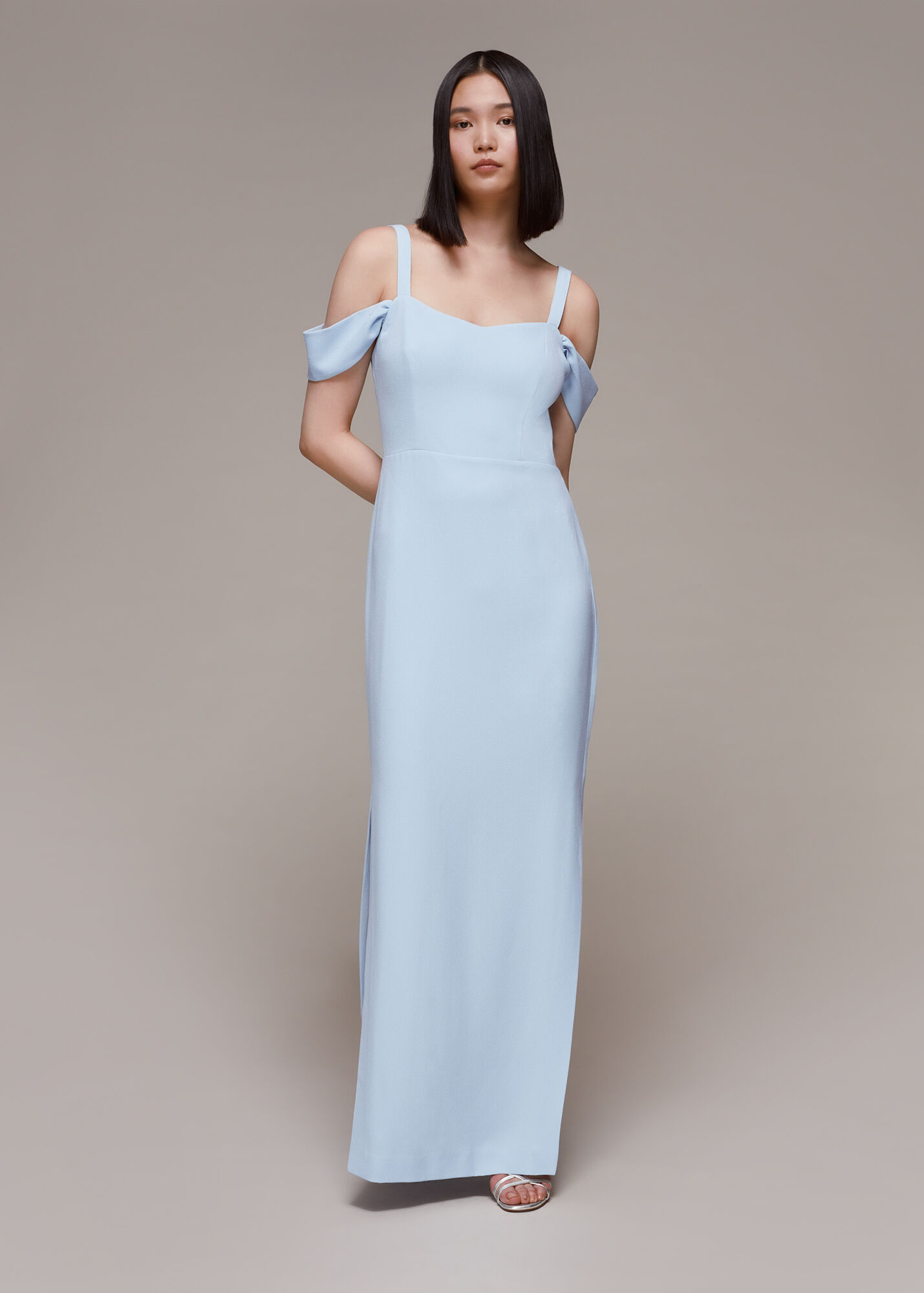 Pale Blue Lucy Maxi Dress WHISTLES