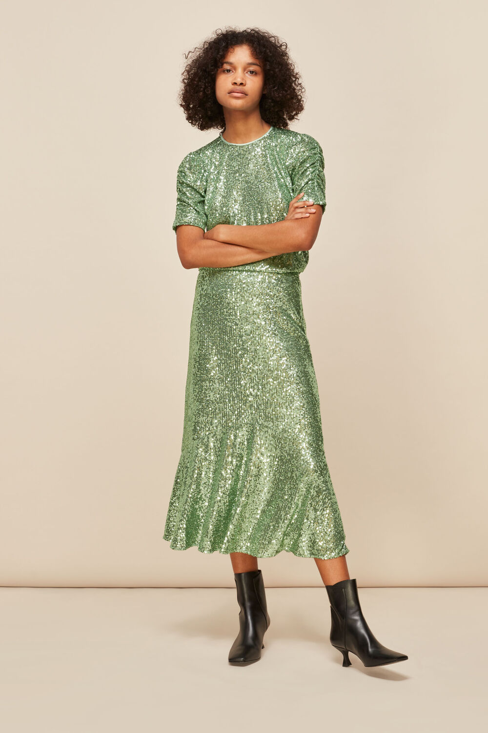 Seema Sequin Top