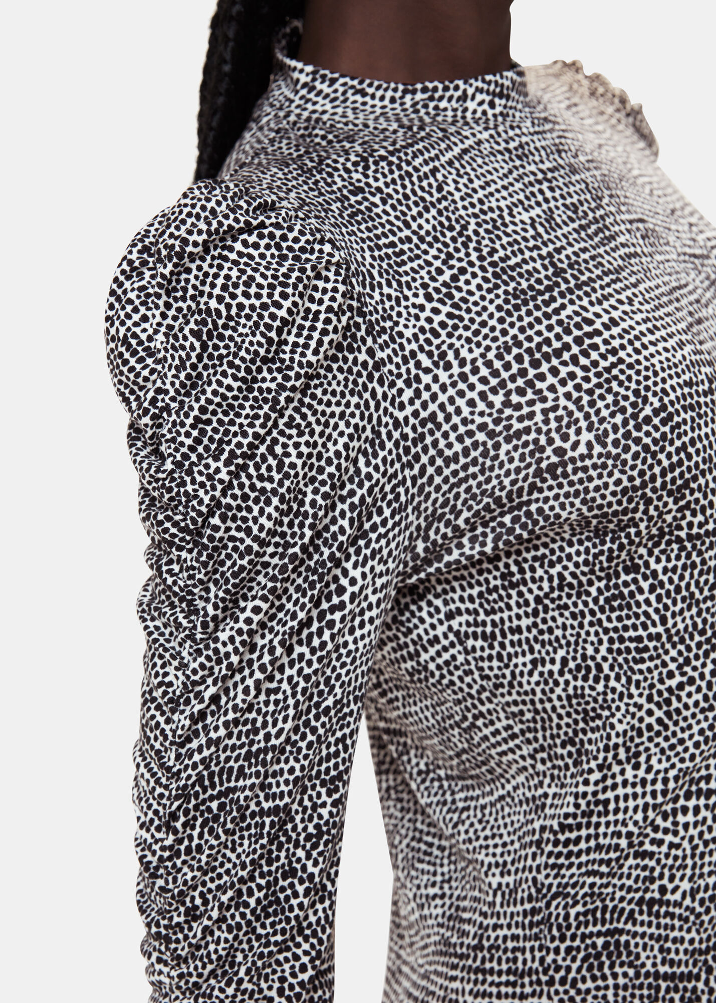 Whistles pebble print top dress