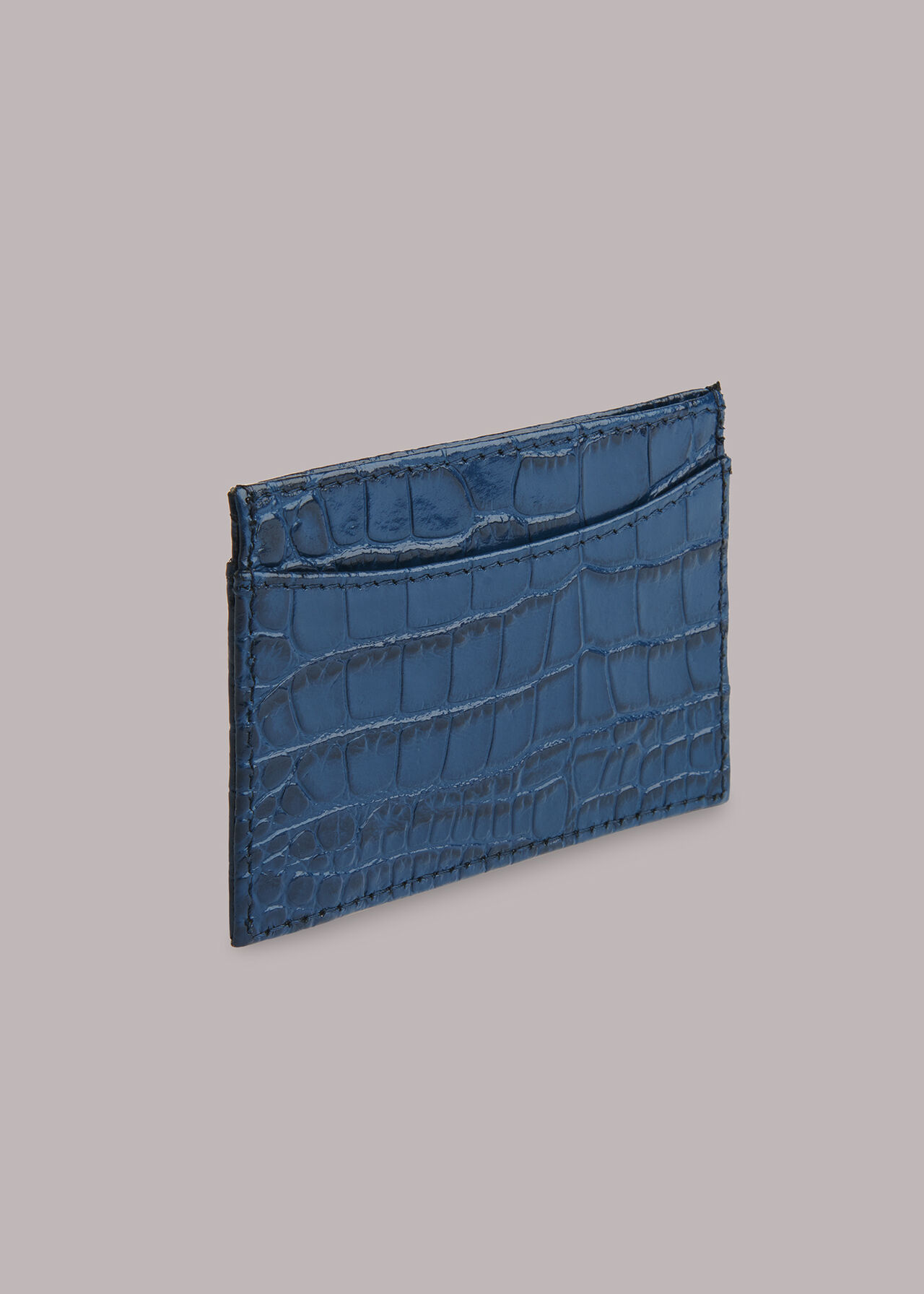 Shiny Croc Card Holder