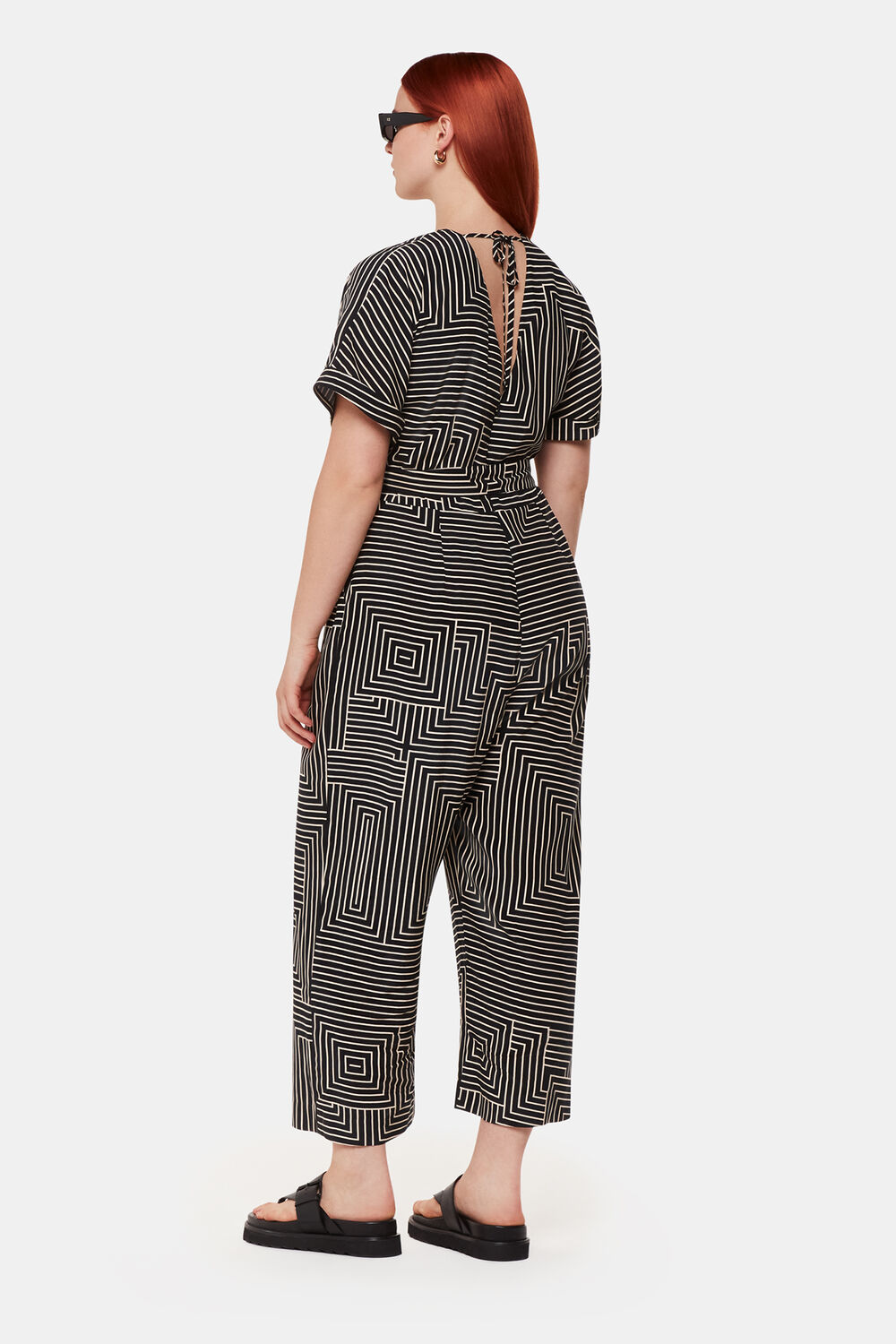 Angled Stripe Jumpsuit