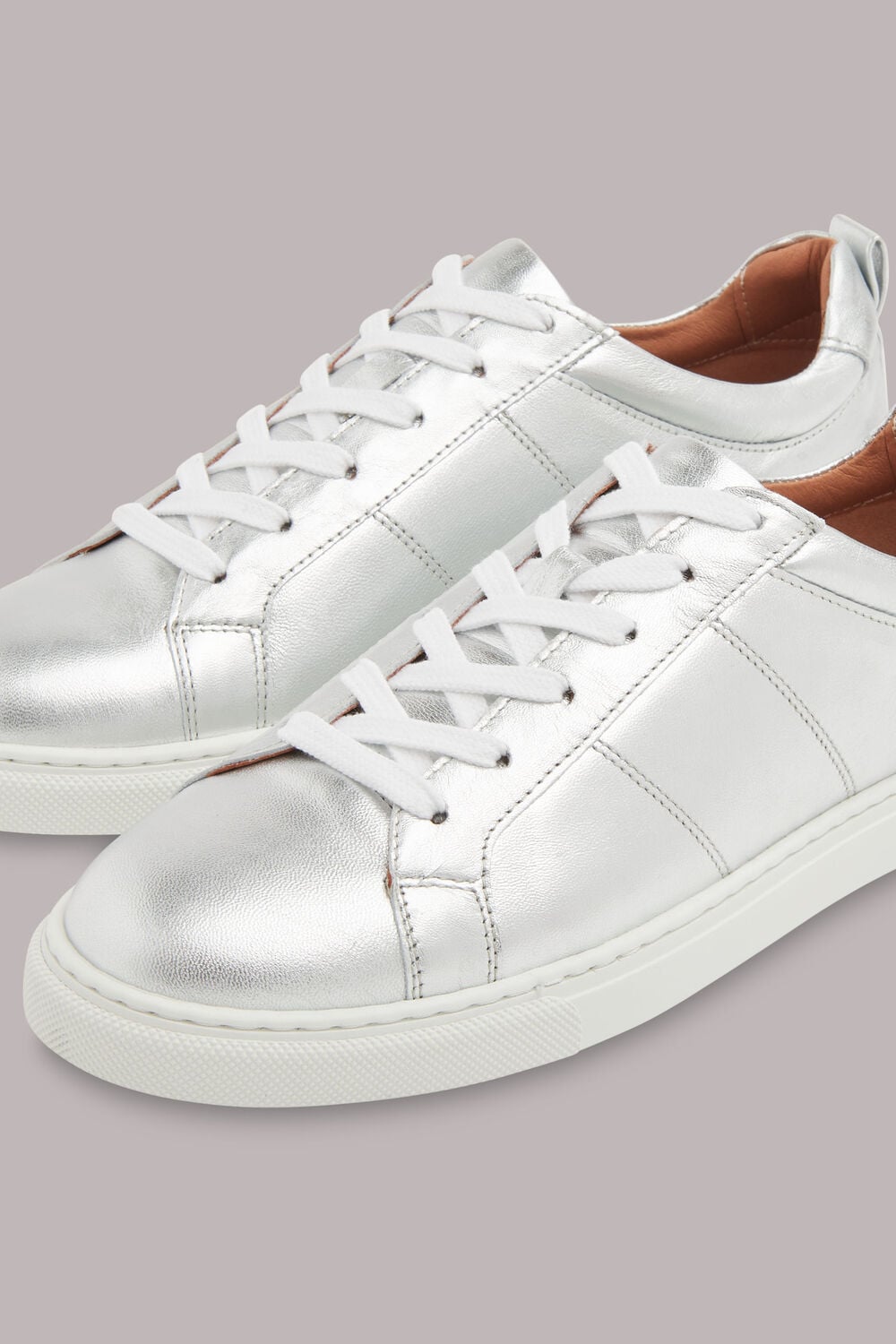 Silver Koki Lace Up Sneaker&nbsp;