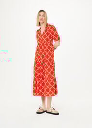 Daisy Trellis Trapeze Dress