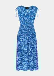 Petite Brushed Stroke Midi Dress