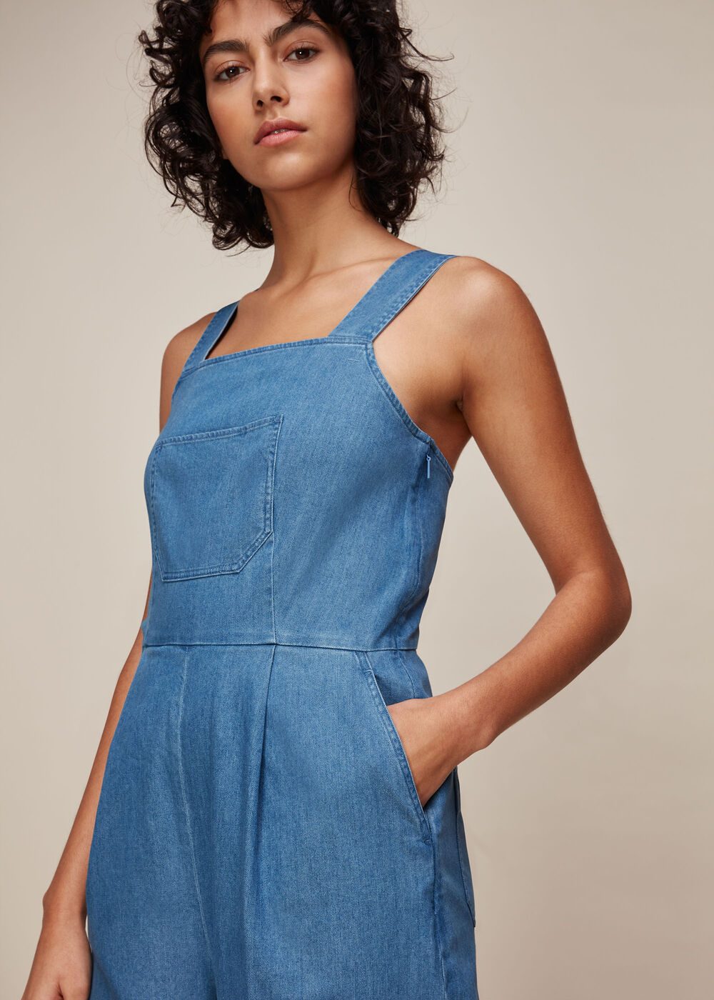 Langley Denim Jumpsuit Denim