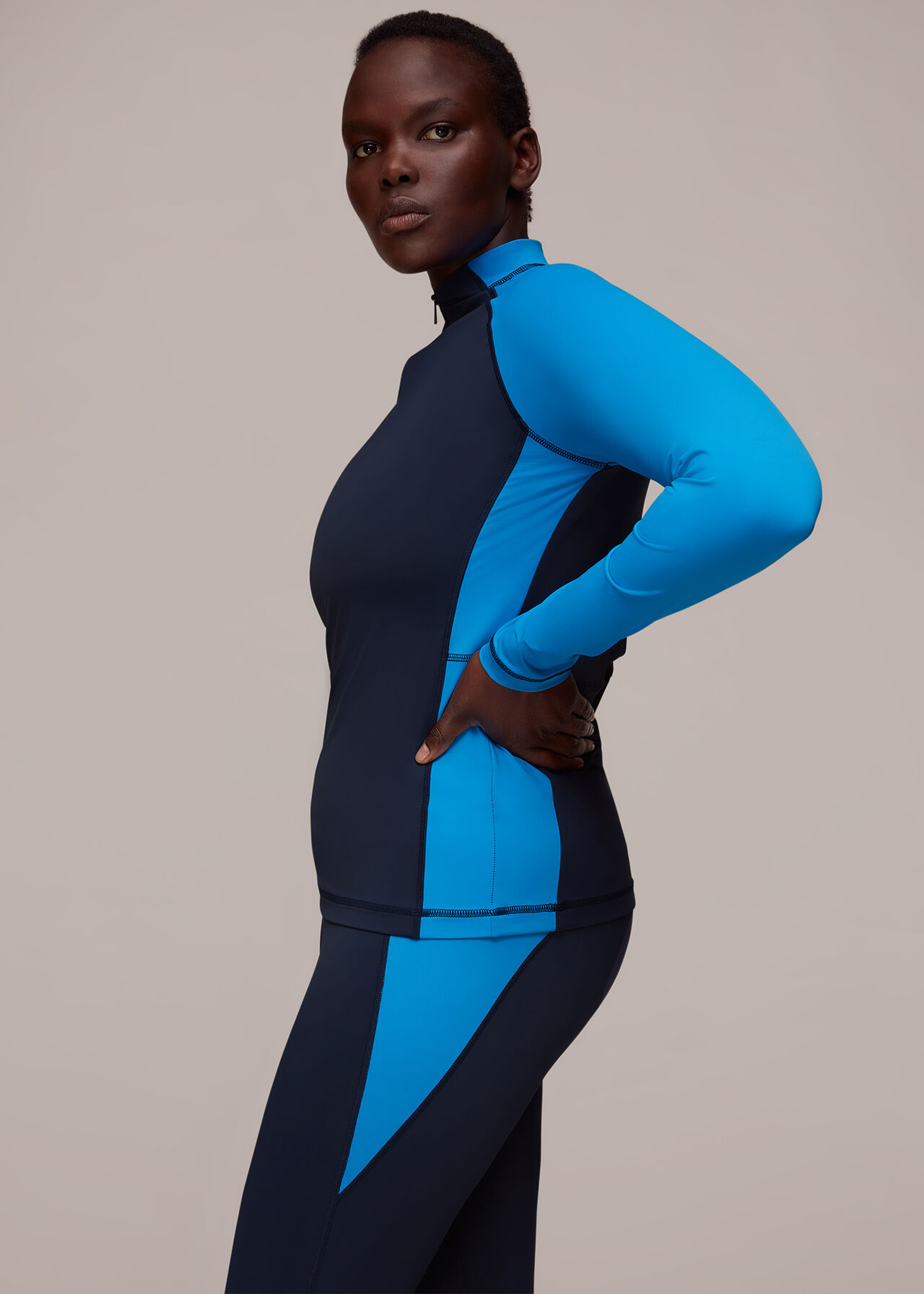 Panel Layer Sports Top