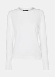 Crew Neck Pocket Top