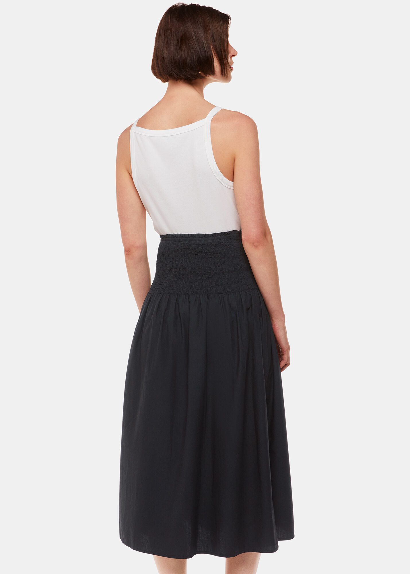 Black midi skirt 02 2025
