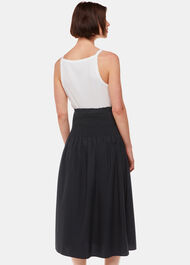 Louisa Smocked Midi Skirt
