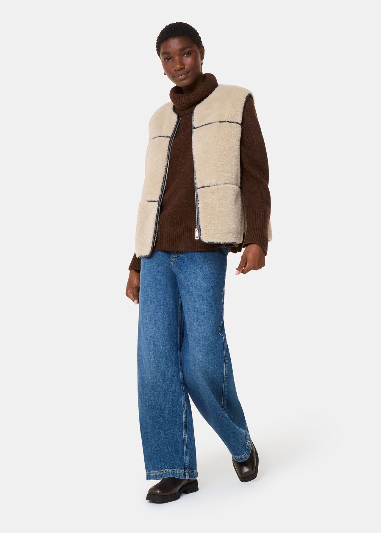 Rowena Faux Fur Waistcoat