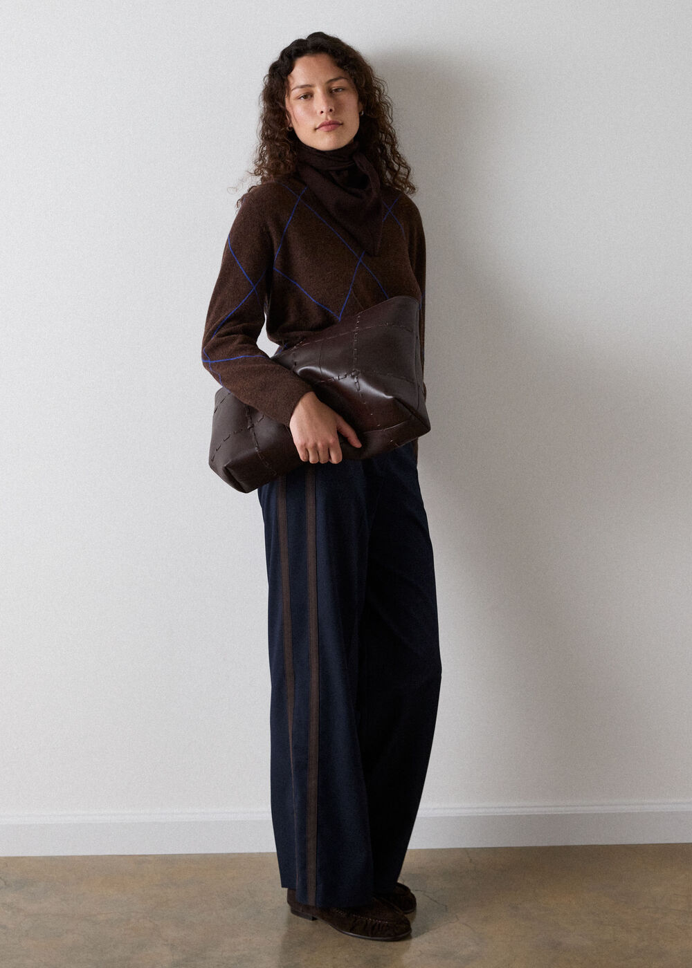 Side Stripe Straight Trouser