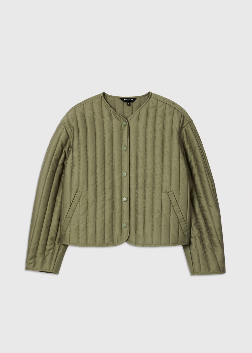 Khaki Quilted Liner Jacket