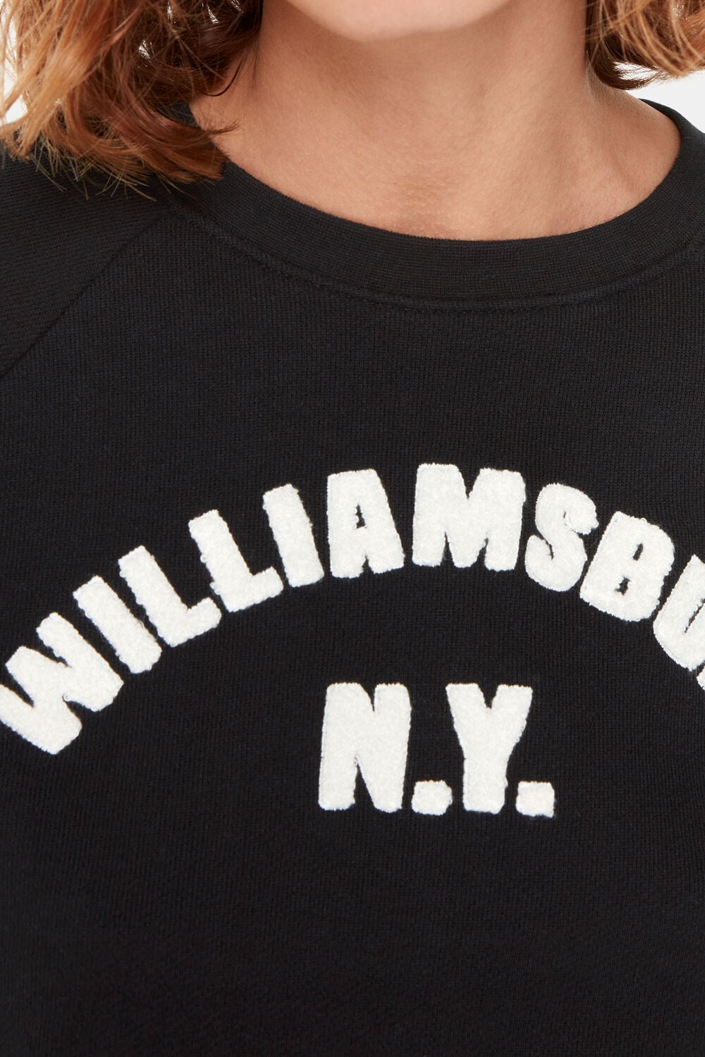 Black Williamsburg Logo Sweat