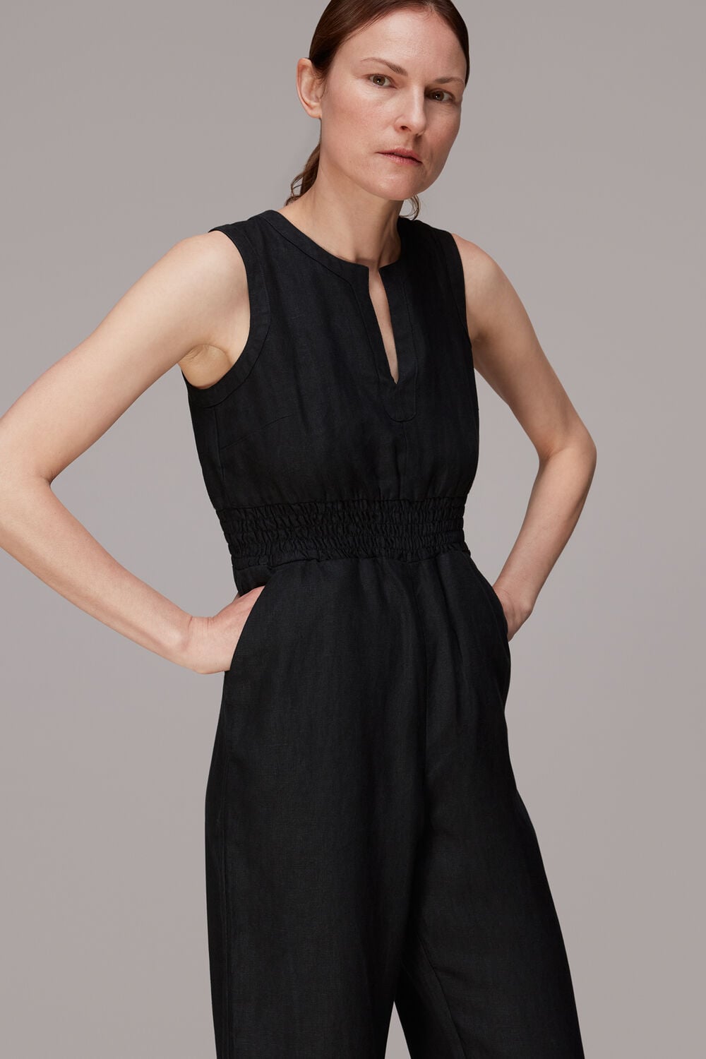 Melanie Linen Jumpsuit