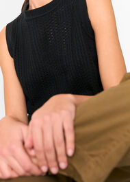 Pointelle Knitted Tank