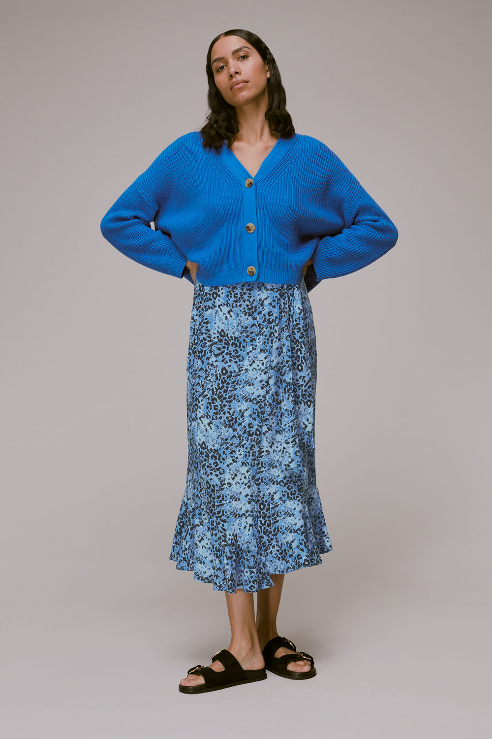 Hyena Spot Wrap Skirt