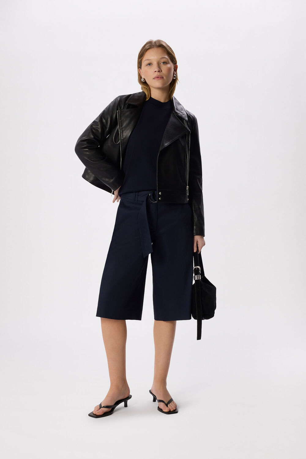 Clean Zip Leather Jacket