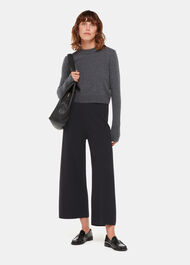 Knitted Wide Leg Trouser