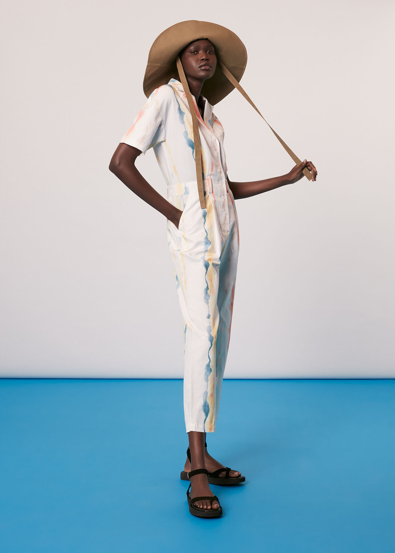 Shibori Tie Dye Boilersuit