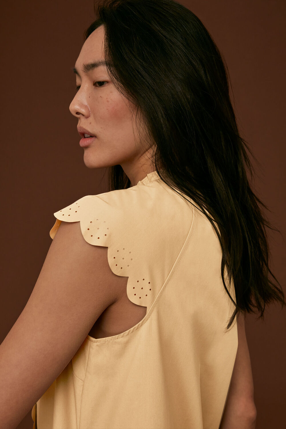 Elsie Broderie Shirt Dress