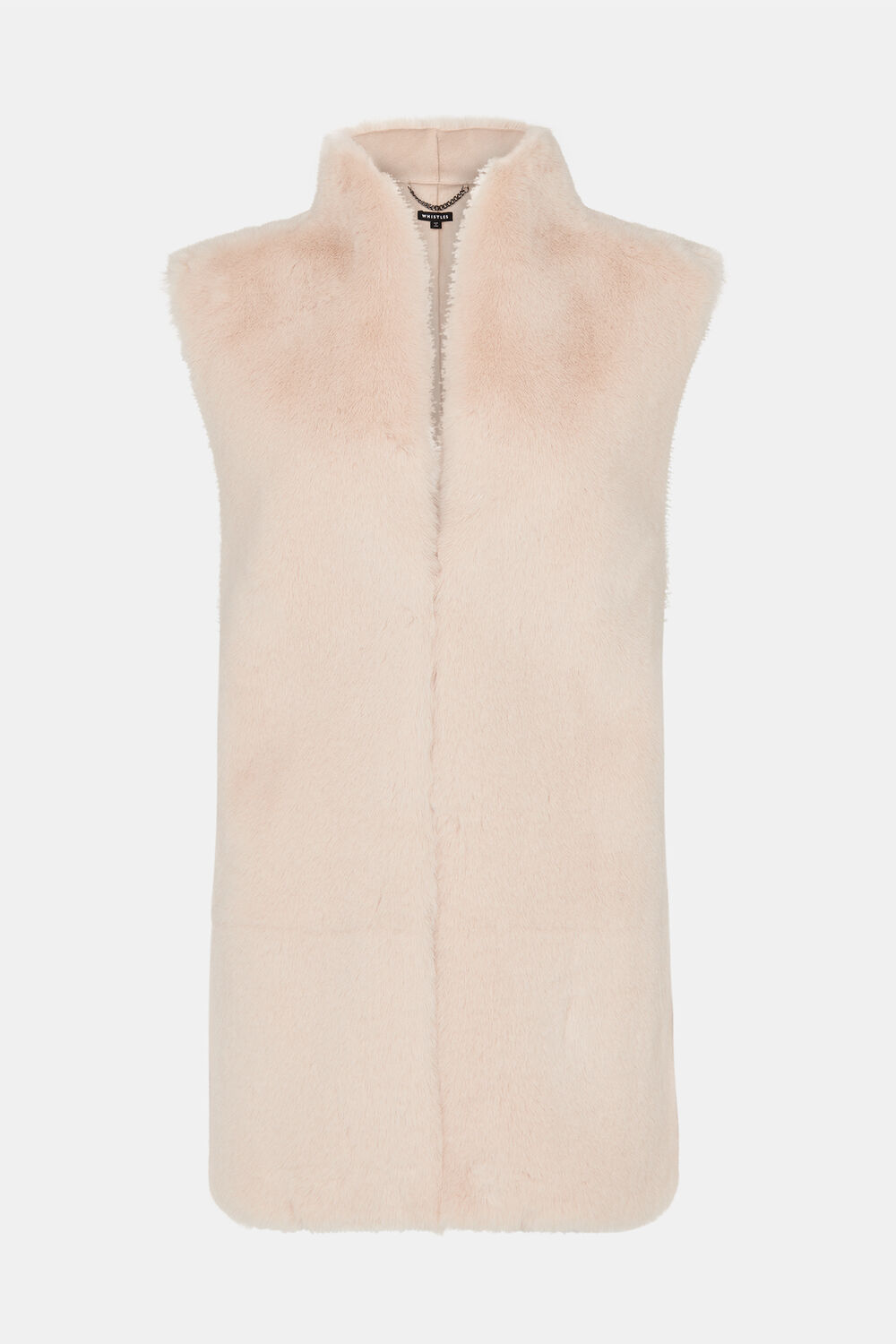 Neutral Faux Fur Gilet