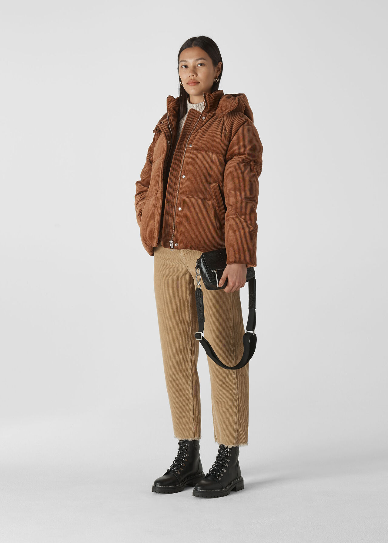 Casey Cord Puffer Jacket |