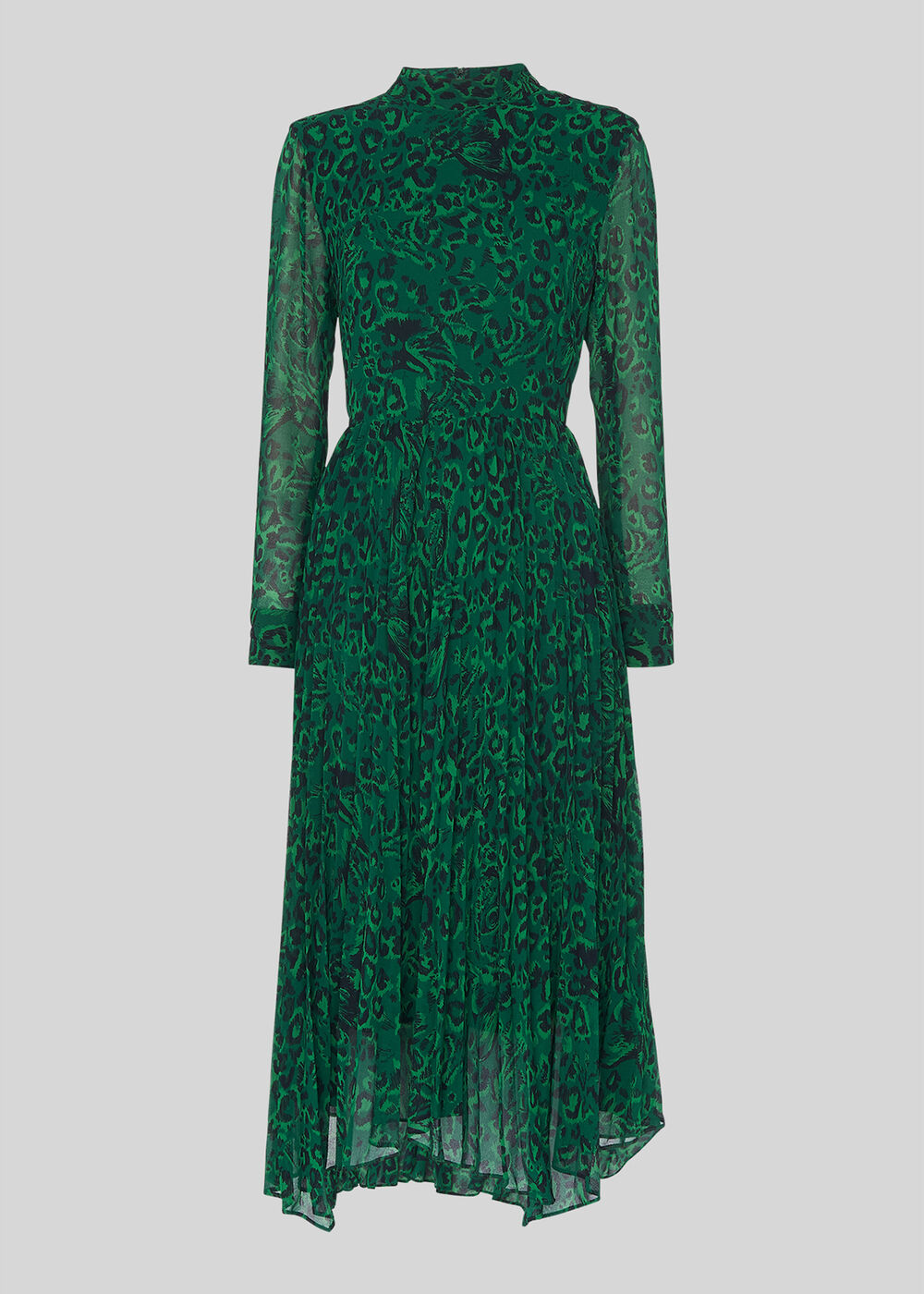 Jungle Cat Pleated Dress
