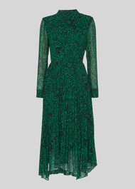 Jungle Cat Pleated Dress