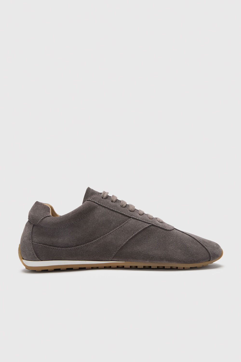 Grey Suede Unlined Sneaker