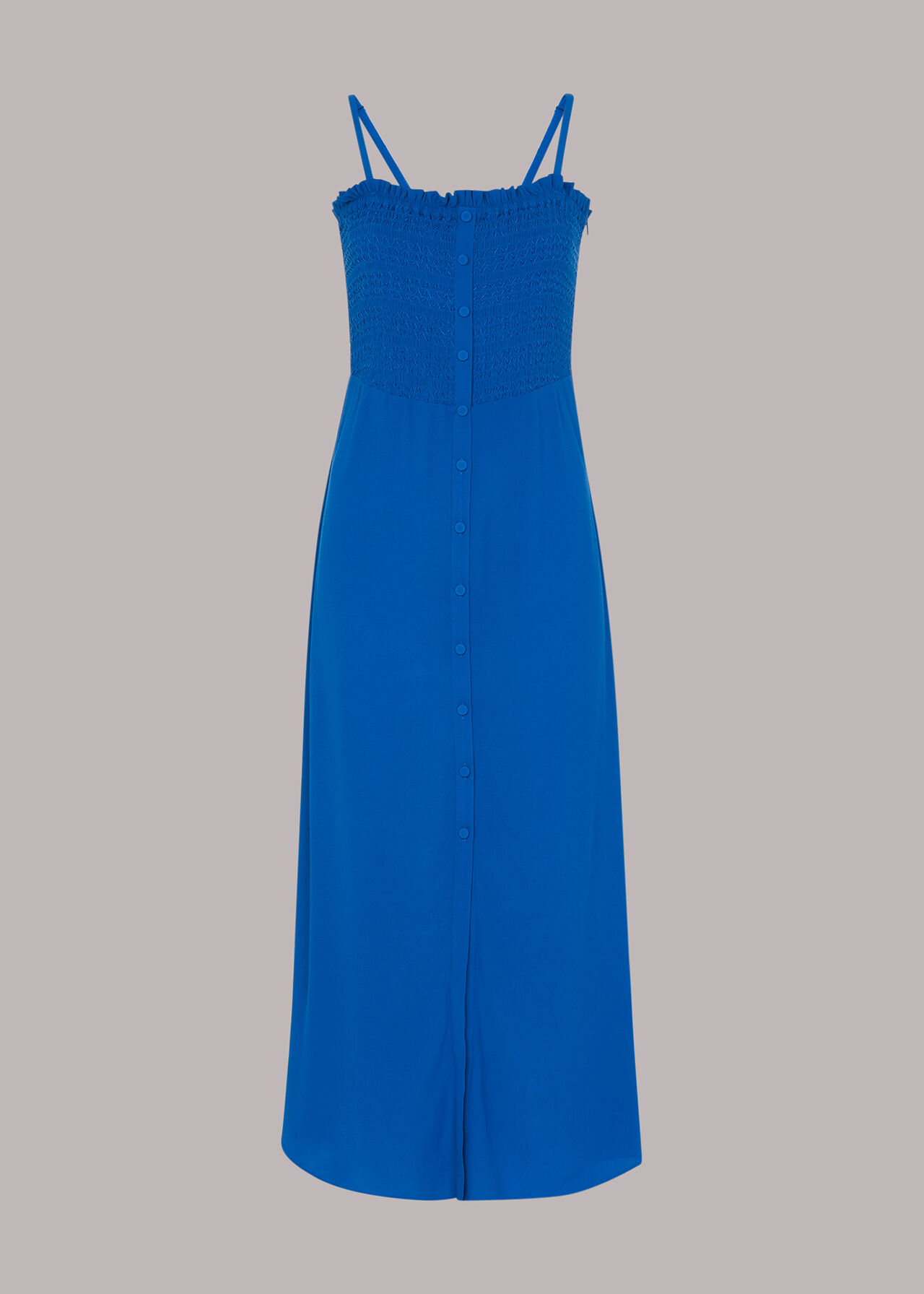 Blue Gracia Smocked Dress WHISTLES Whistles