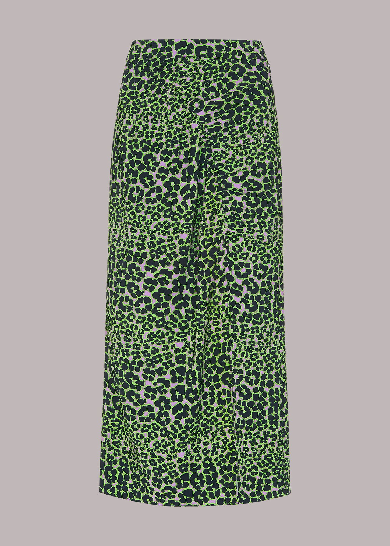 Fluro Animal Ruched Skirt
