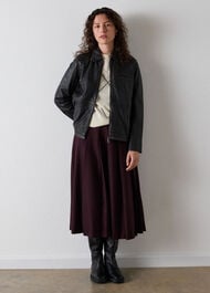 Kate Burnished Leather Jacket