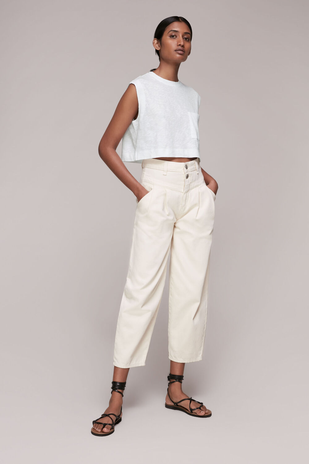 Cropped Muscle Vest