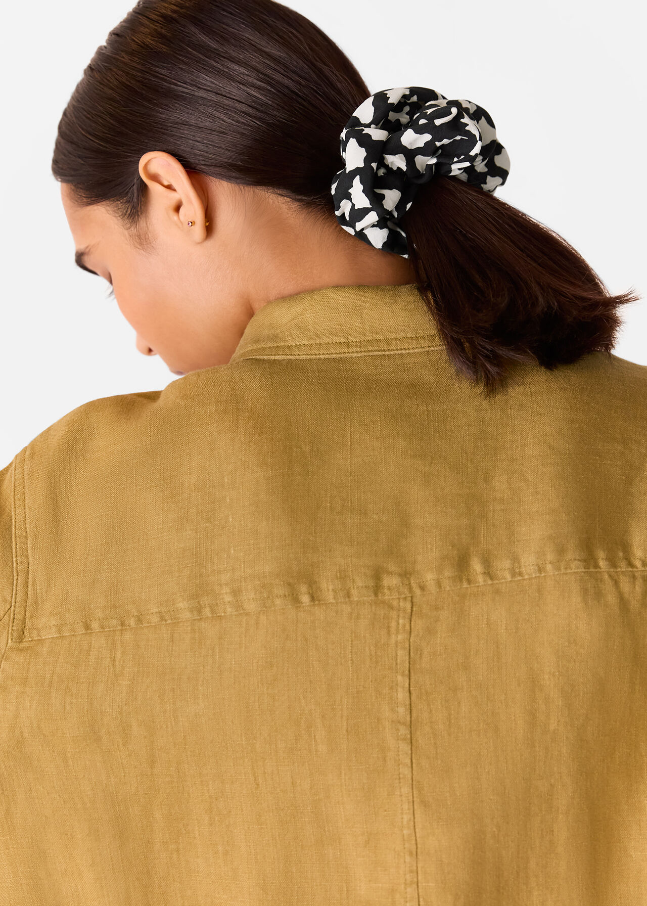 Abstract Triangle Scrunchie