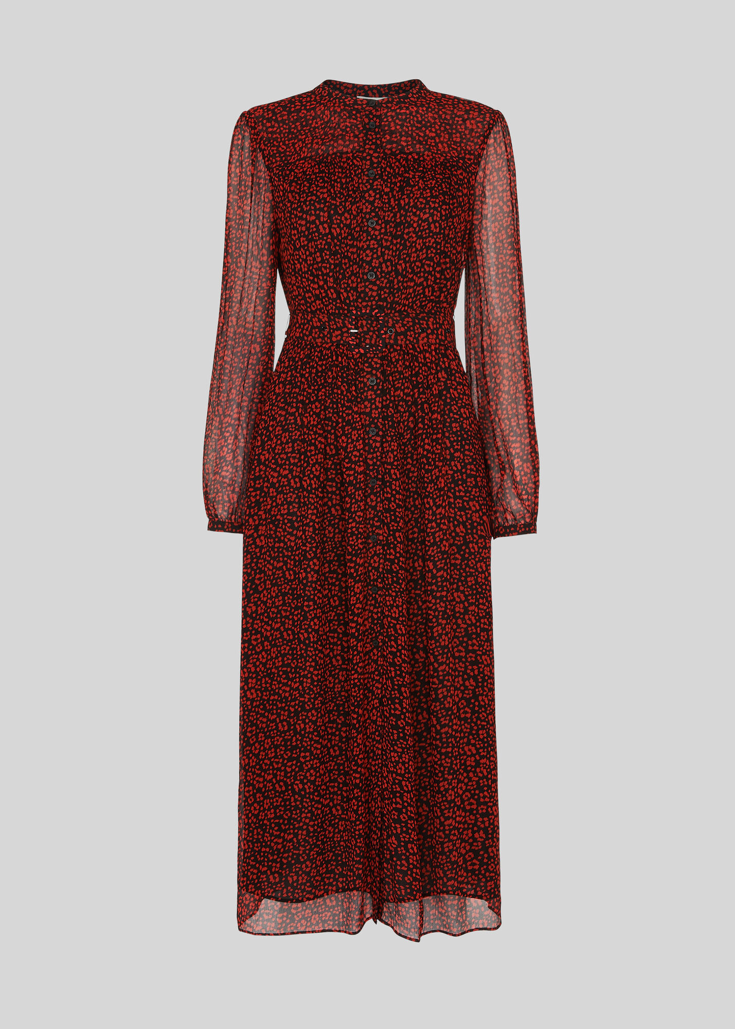 Red Multi Ikat Dress