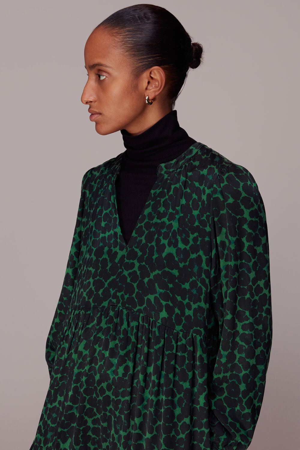 Smudge Animal Trapeze Dress