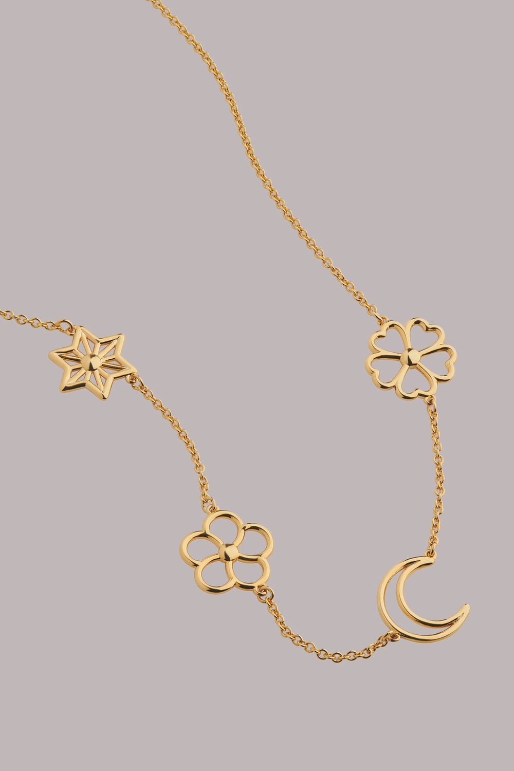 Moon Floral Necklace