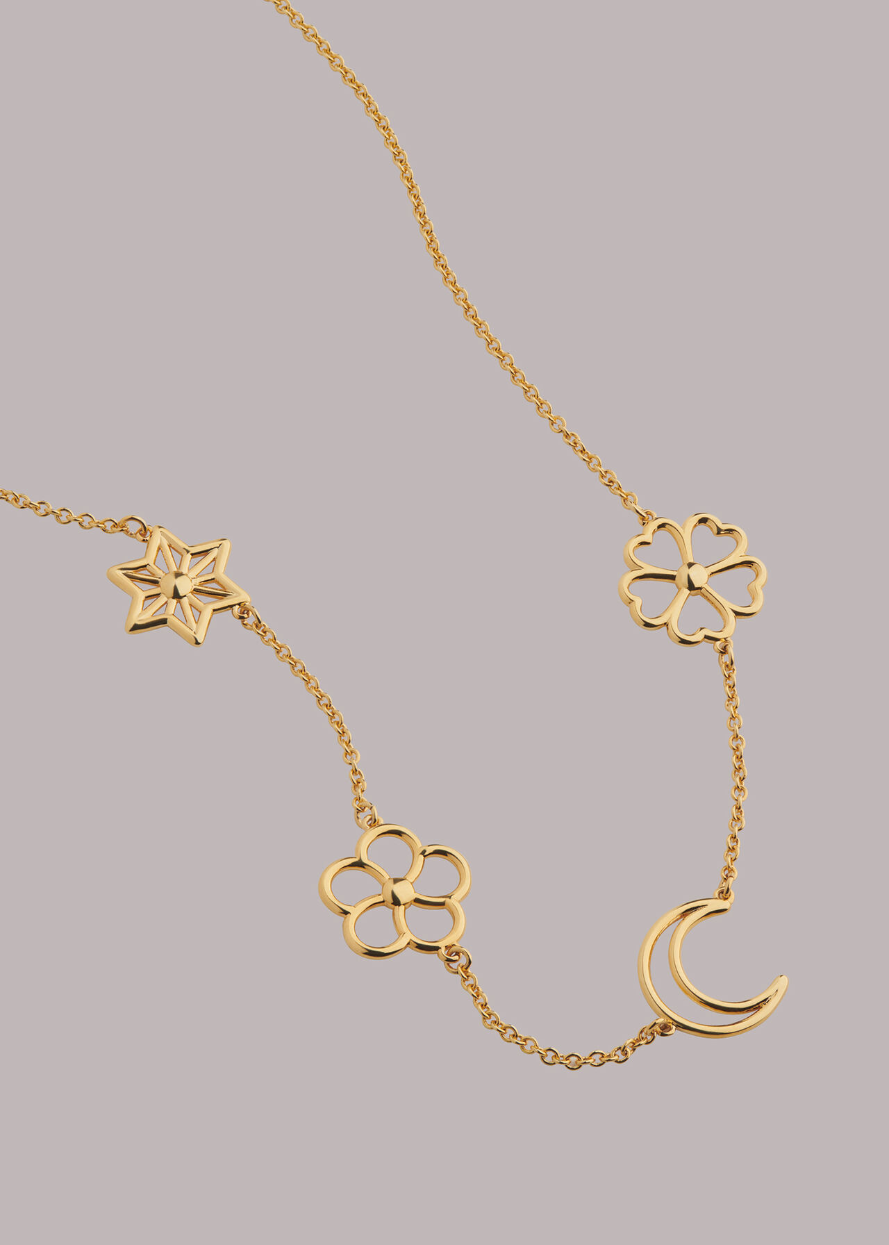 Moon Floral Necklace