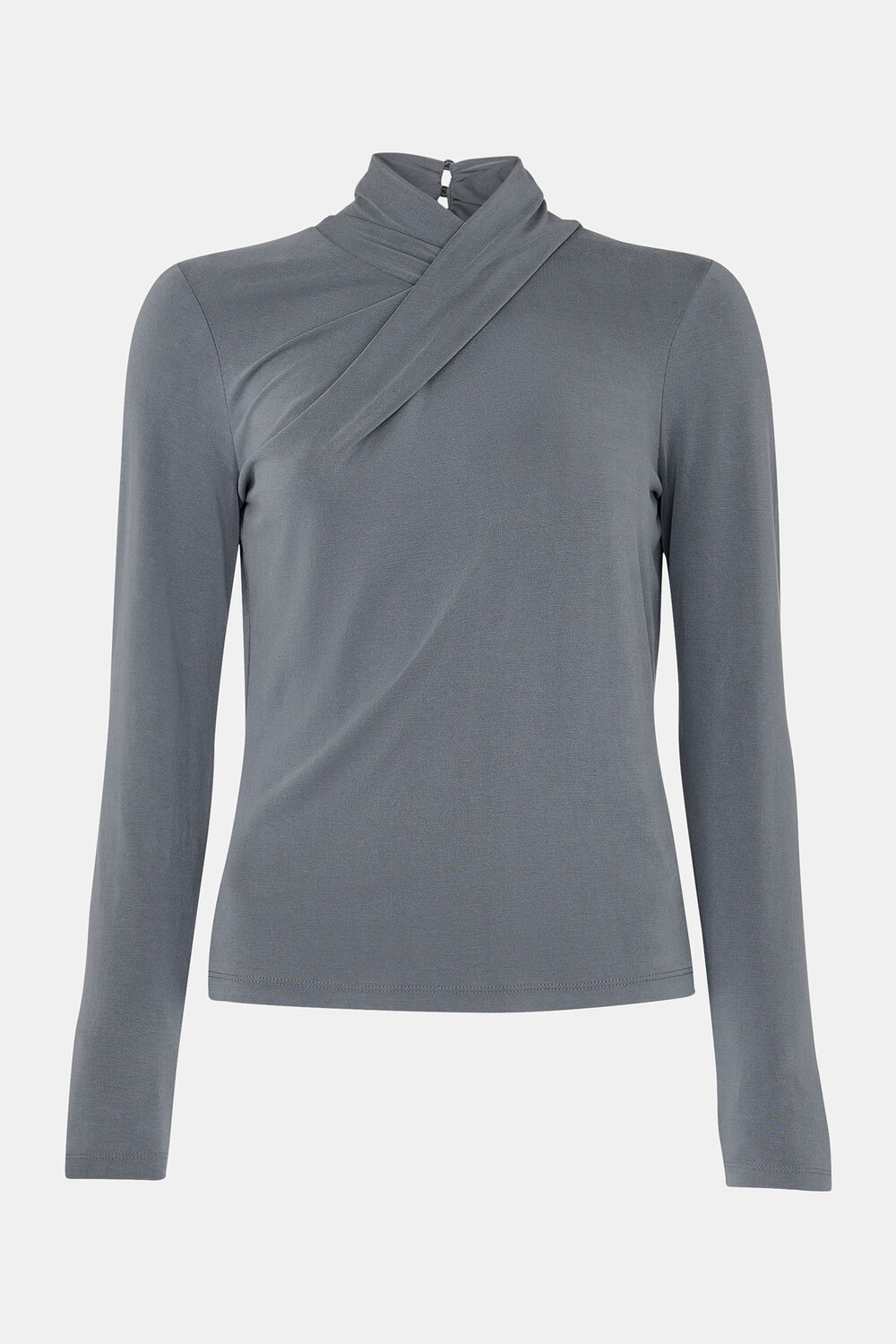 Twist Neck Jersey Top