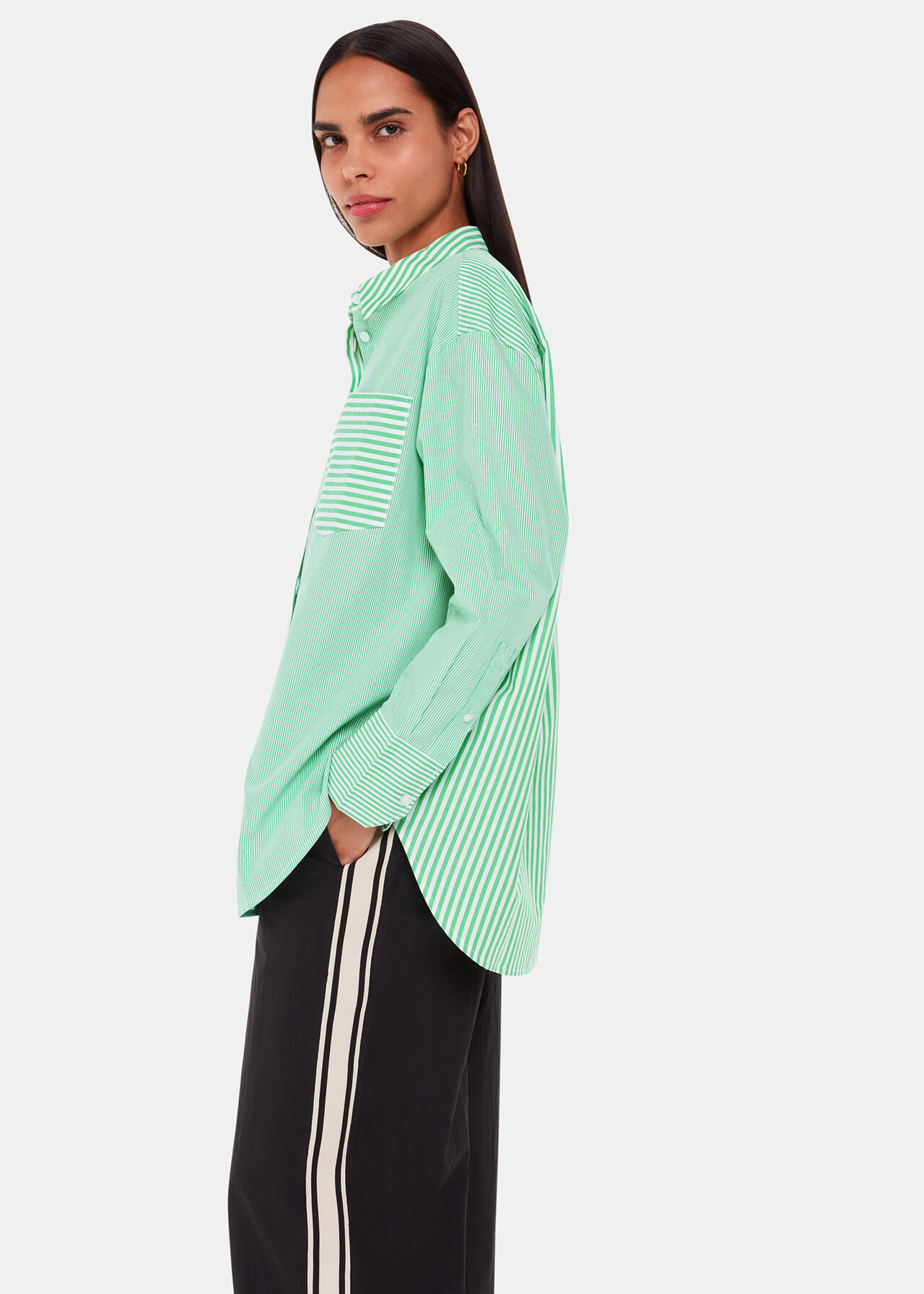 Millie Stripe Oversized Shirt