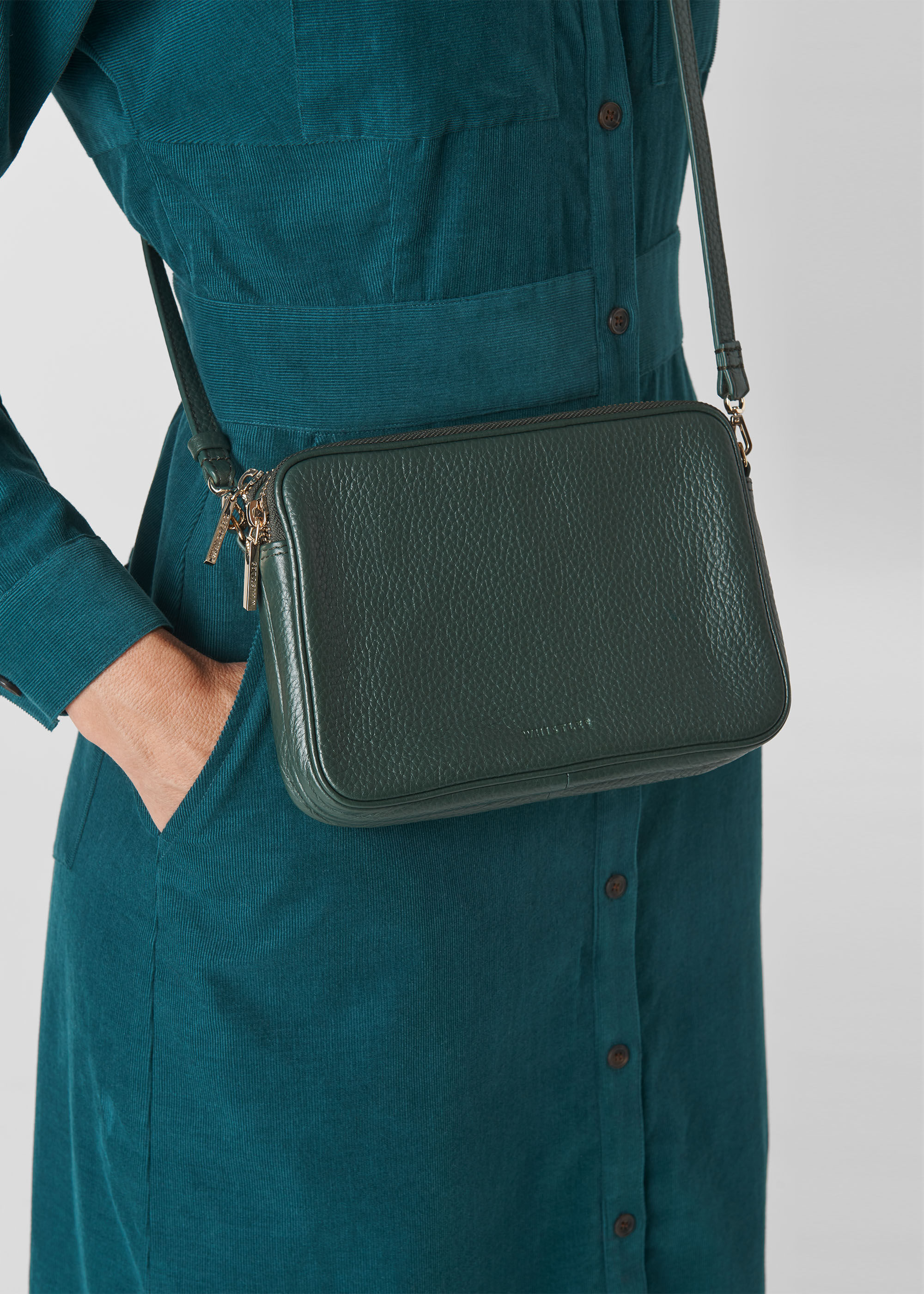 green crossbody bag