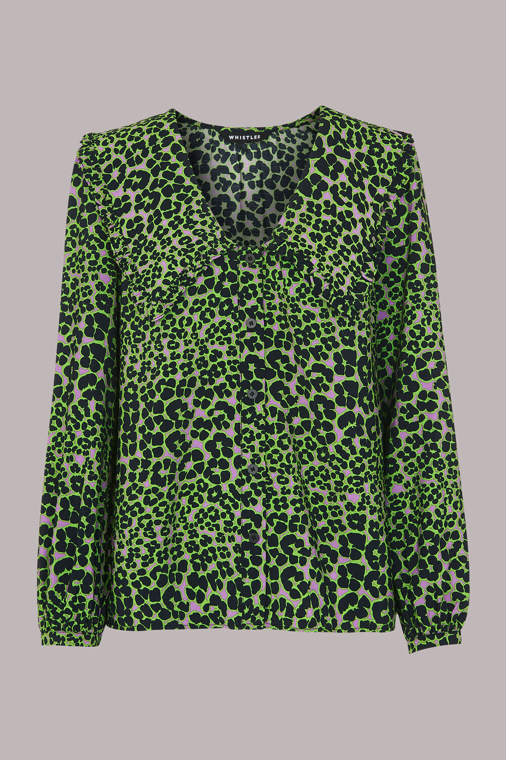 Fluro Animal Collar Top
