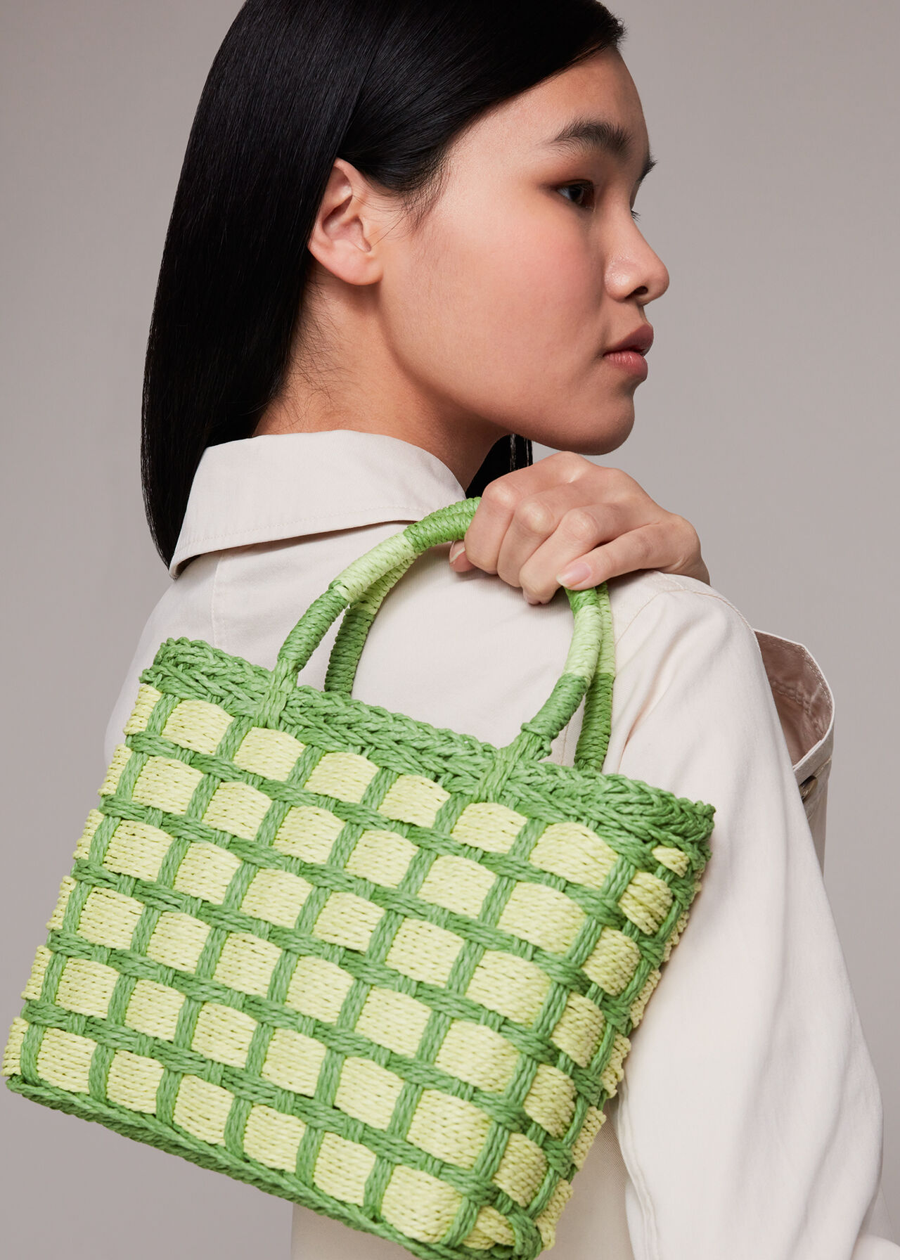 Tillie Mini Checkboard Tote