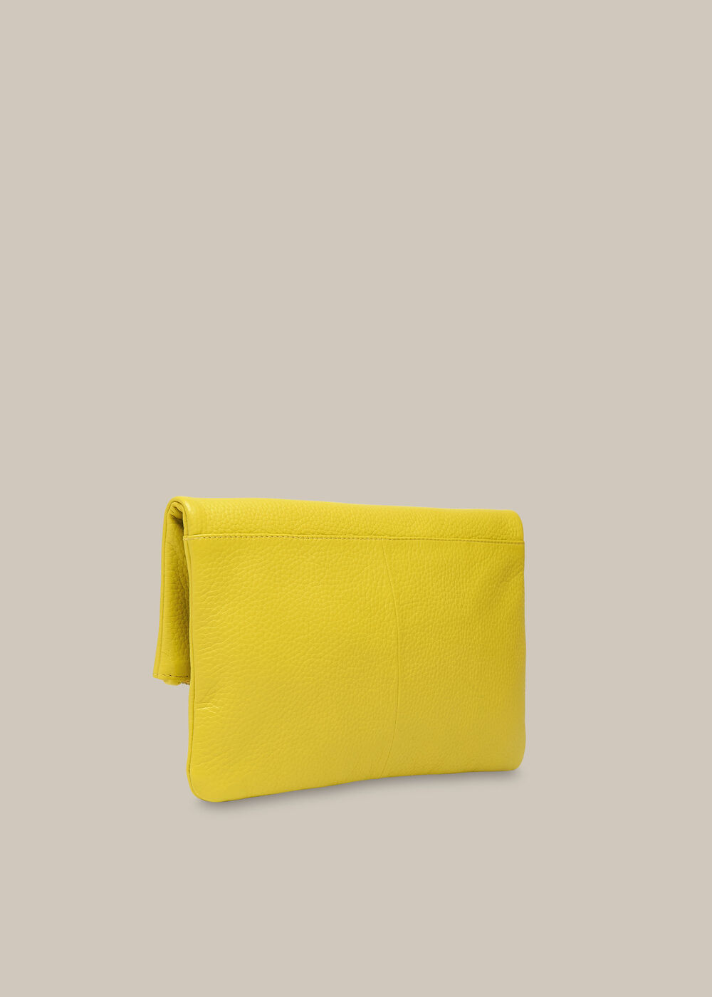 Chapel Foldover Clutch Lime
