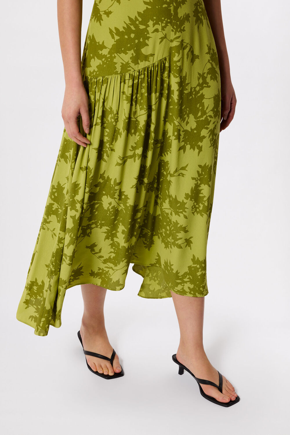 Floral Asymmetric Dress