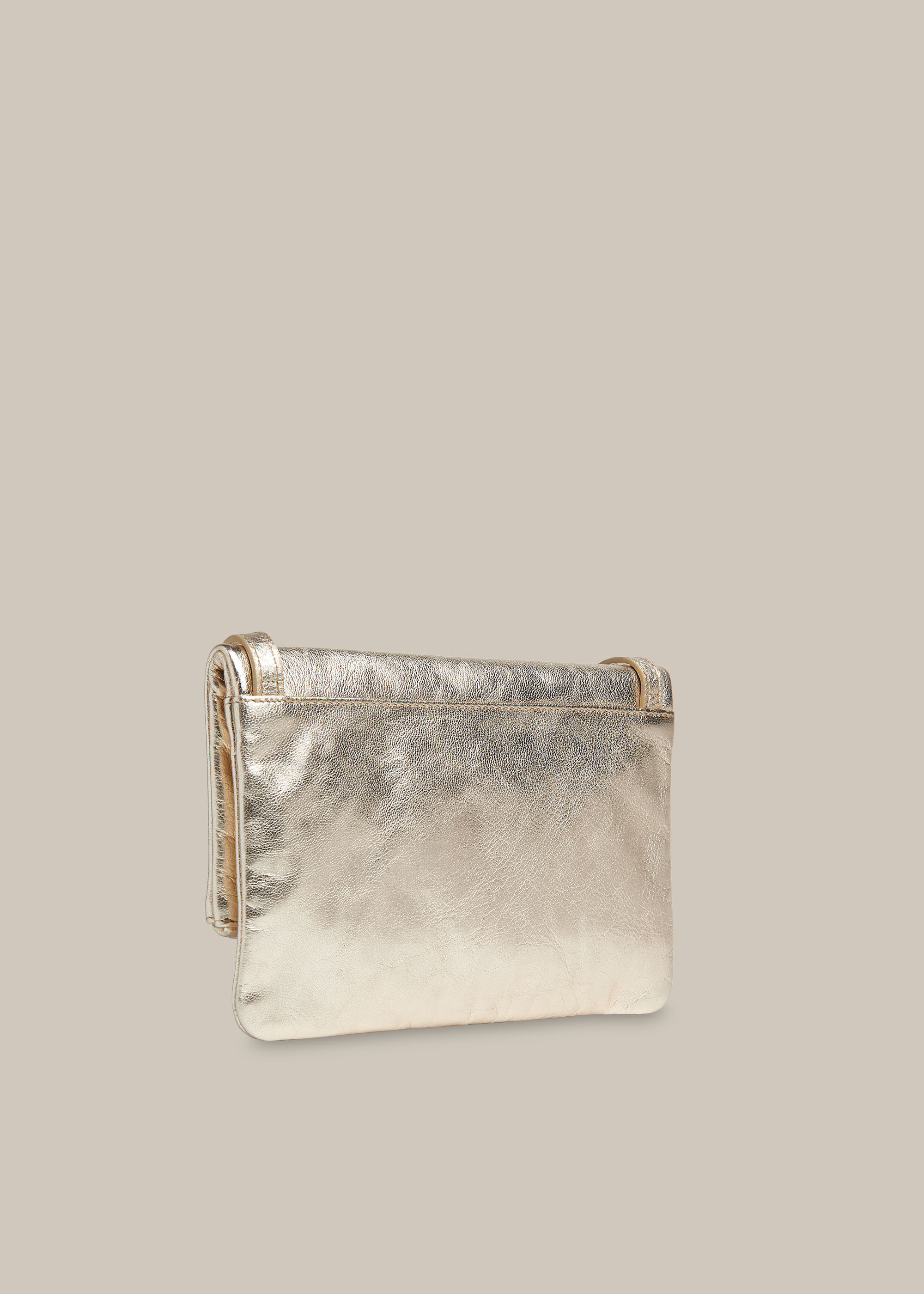 Whistles gold hotsell clutch