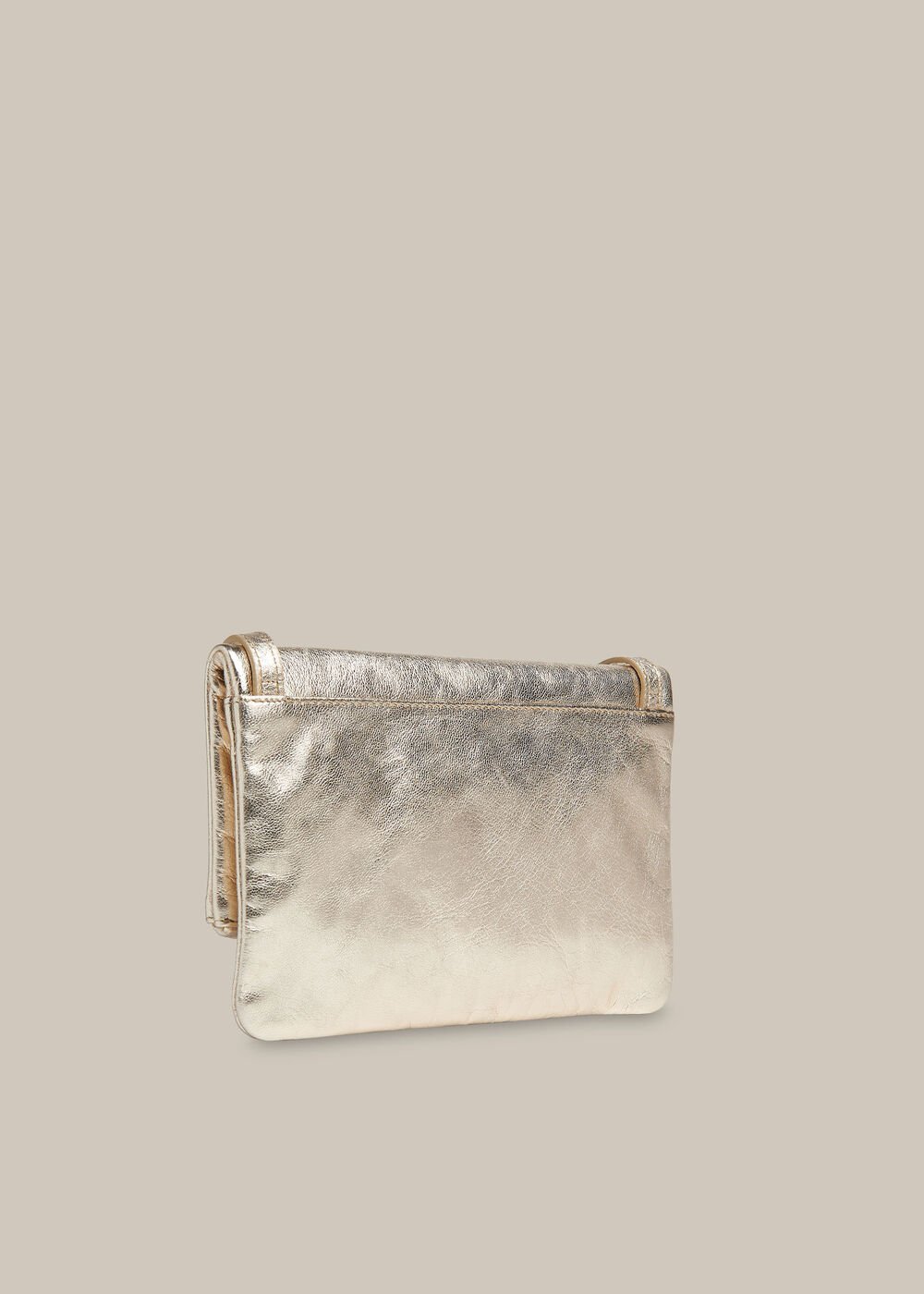 Issy Mini Foldover Bag Gold/Multi