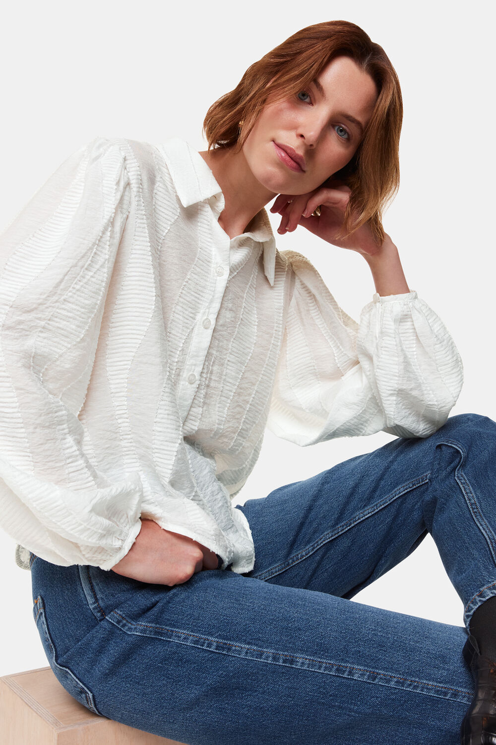 Hannah Textured Shirt