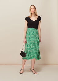 Blot Animal Frill Skirt